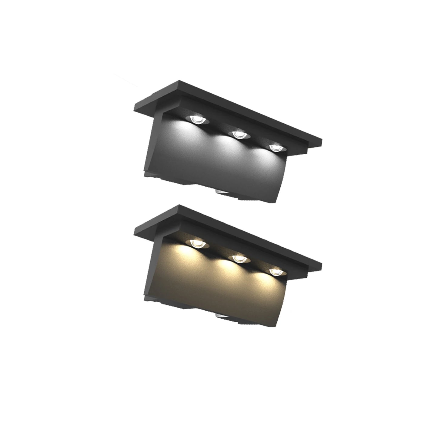 2/4 PCS 3000K and 6000K LED Outdoor Solar Light Step Lamp Lens Design Super Bright IP65 Anti-theft Stair Light Decor Lighting