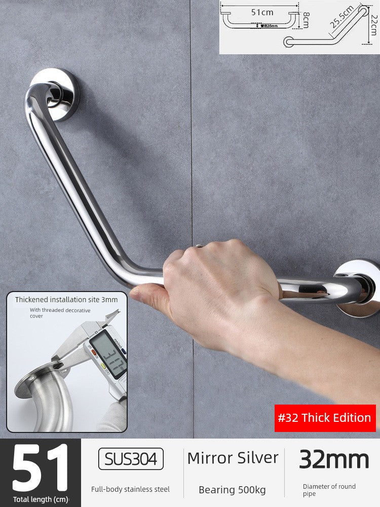 304 Stainless Steel Toilet Handrail for the Handicapped