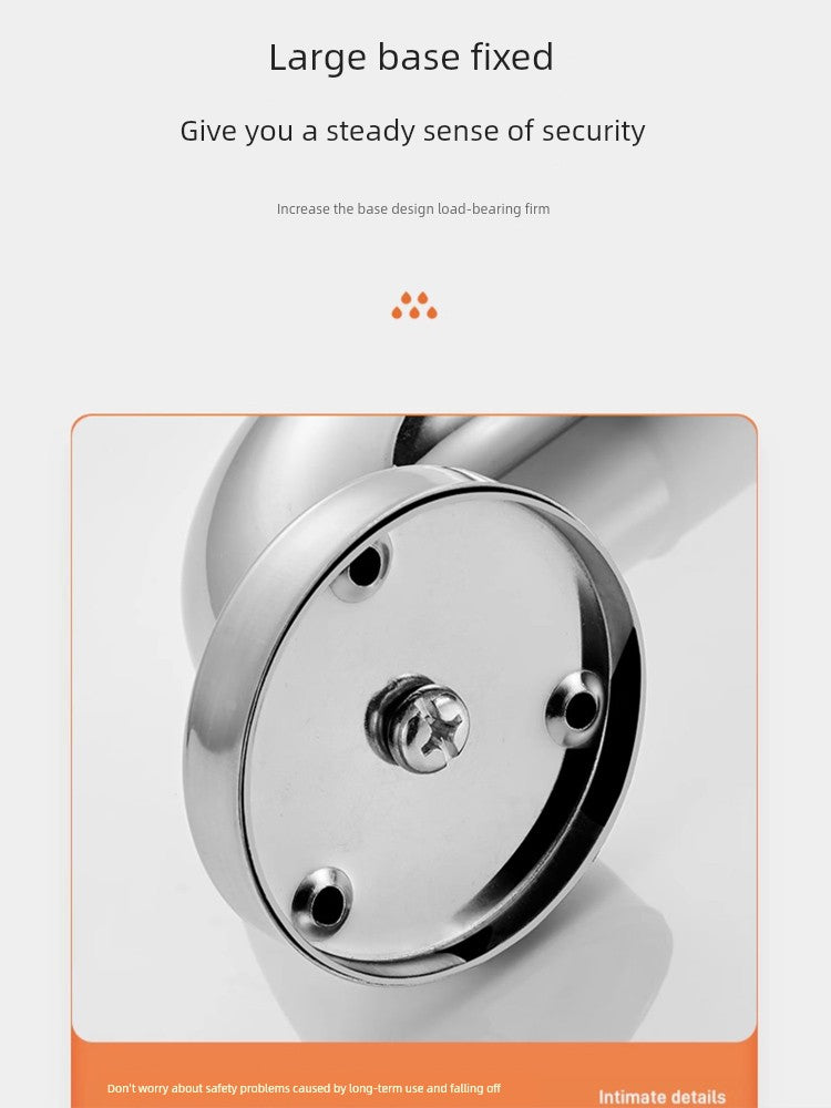 304 Stainless Steel Toilet Handrail for the Handicapped