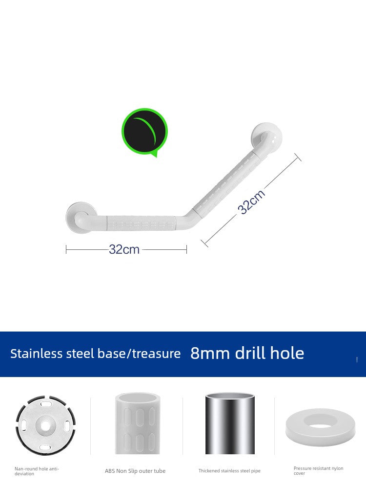304 Stainless Steel Toilet Handrail for the Handicapped