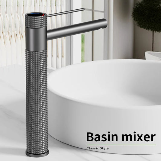 Black Basin Faucet Bathroom Washbasin Water Mixer Tap Hot Cold Water Basin Sink Tap Bathroom Faucet Tap Brushed Gold Faucet
