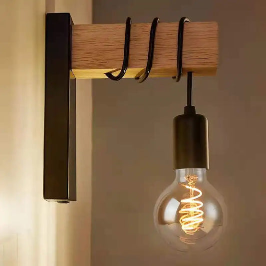 Wall Lamps  Garden Light Retro Wooden Kinkiety Na Sciane Wall Lamps Home Decor Wall Sconse for Living Room